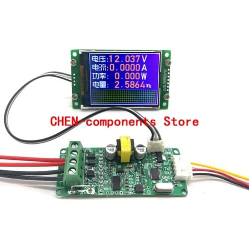 4 bits Voltage meter current meter DC power meter 50V10A500W color screen display module