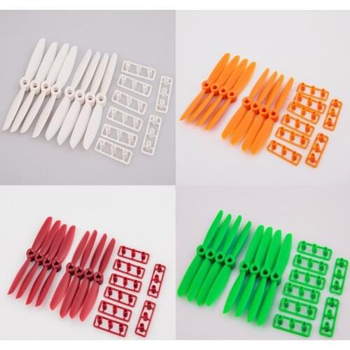 4pairs/Bag Rctimer 4x4.5'' 4045 CW CCW Propeller Mini Props FPV Racing Multi-rotor Pro Orange Green White Black Red