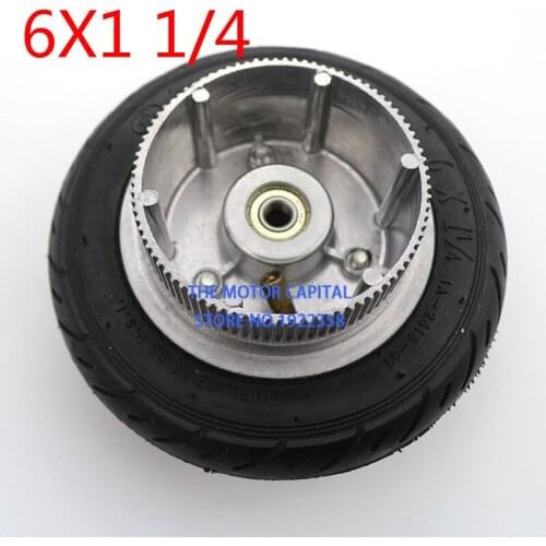 6x1 1/4 tyre wheel 150MM Wheel Aluminium Hub Inner Tube Electric Scooter 6 Inch Pneumatic Tire Electric scooter belt size
