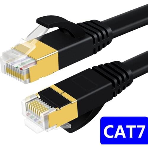 CAT7 Lan Cable RJ45 cat 7 cable rj 45 Ethernet Network Cable Short Patch Cord 30cm 10m 15m 20m for Laptop Router XBox PC Cable