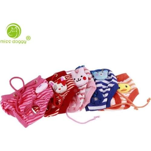 1PCS Cotton Blend Comfortable Dog Physiological Pants Supplies Funny Delicious Fruit Cartoon Pet Dog Cat Physiological Shorts 05