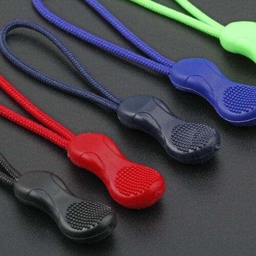 Gourd-type slider Zip puller Clothes shoes box school bag Garment zipper accessory Black red blue green pull tail 20pcs RT030