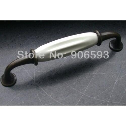 24pcs lot free shipping Classic tastorable ivory porcelain cabinet handles