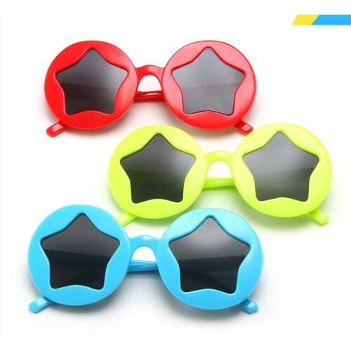 Fashion Cute stars Bow Cat Sunglasses Summer Cartoon Eyeglasses Eyewear For Kids Girls Boys Child Sun Glasses UV400 sunglasses