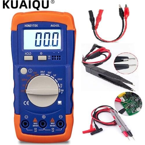 Lc Meter Multimeter Digital Professional Capacitor Tester Check Capacitors Automotive Multimeter Inductance Meter Tester Analog