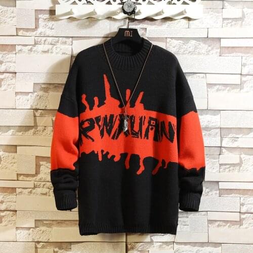 MenS Sweaters Spring Autumn Winter Clothes 2020 Pull OverSize 5XL 6XL 7XL Korea Style Casual Standard Pullovers