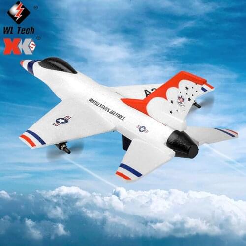New A200 F-16B Rc Plane 2.4g Remote Control Two Channel Design Drop Resistance Built In Six Axis Gyroscope Rc Airplane