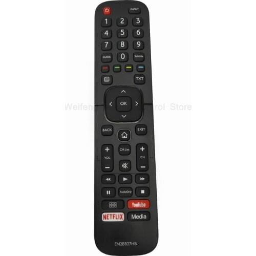 NEW Original EN2BB27HB EN2BB27H FOR Hisense TV Remote control with YouTube Netflix Media Buttons H32A5600 H32AE5500