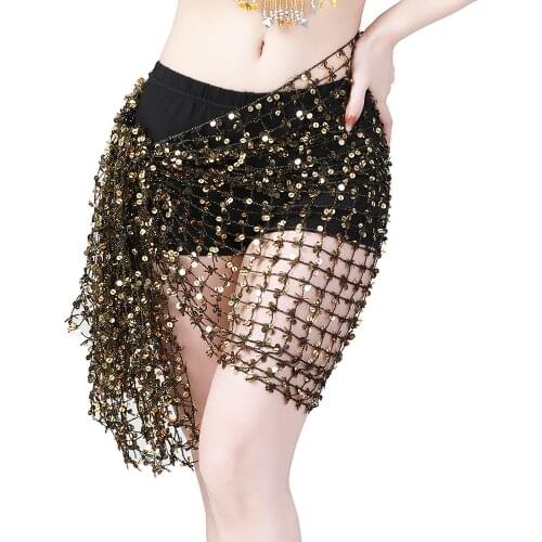 Lady Women Belly Dance Hip Scarf Accessories Hand-made Hollow-out bellydance Waist Chain Wrap Adult Dance Wear