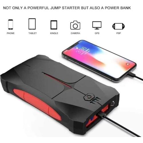 GKFLY Waterproof Car Jump Starter Real 9200mAh Car Battery Booster Buster Emergency Power Bank Portable Auto Jumpstart for Car