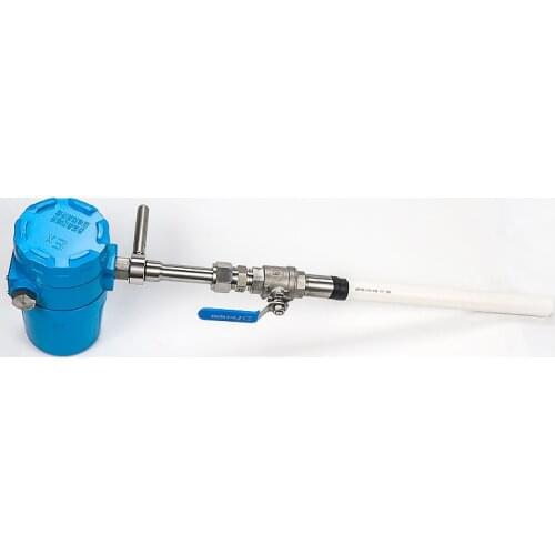 Insert type 4-20mA flow meter natural gas