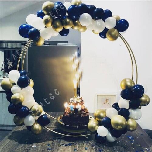 60Pcs/Set Chrom Gold Balloon Garland Arch Kids Birthday Party Decoration Adult Wedding Decoration Baby Shower Supplies