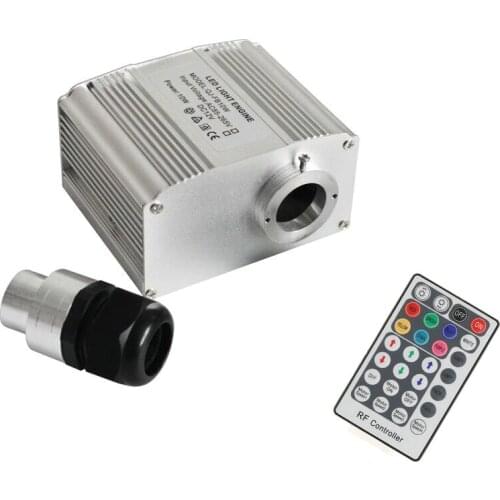 Remote Control Twinkle CREE RGBW LED illuminator 10W Fiber Optic Star Ceiling Light Engine f/Car SKY DIY Optical Lighting Source