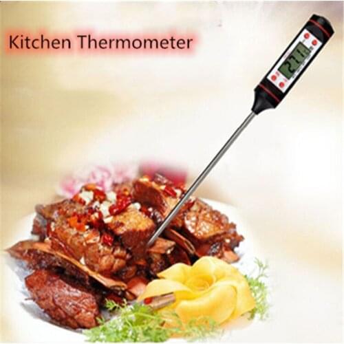 Hot 1.5V Digital Kitchen Thermometer For Meat Water Milk Cooking Food Probe BBQ Electronic Oven Thermometer Meter Gauge Tool