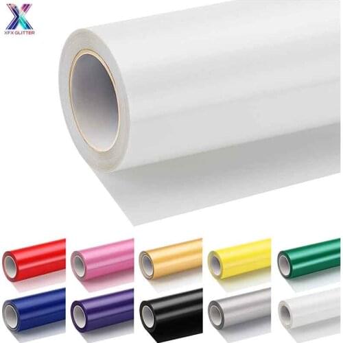 XFX HTV Cricut 25x150cm TPU Heat Transfer Vinyl Iron-on HTV TShirt Textiles Cricut Film Heat Press Vinyl Heat Transfer Vinyl DIY