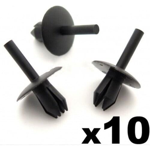 10x Plastic Trim Clip Rivets, Fit a 5.5mm hole, FIX103, Fits For some Ford