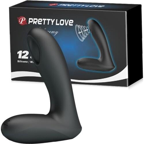 12 Pulse Wave Settings Memory Function Male Prostate Massage Vibrator Sex Toy Women G-Spot Stimulate Men Anal Plug Butt Expander