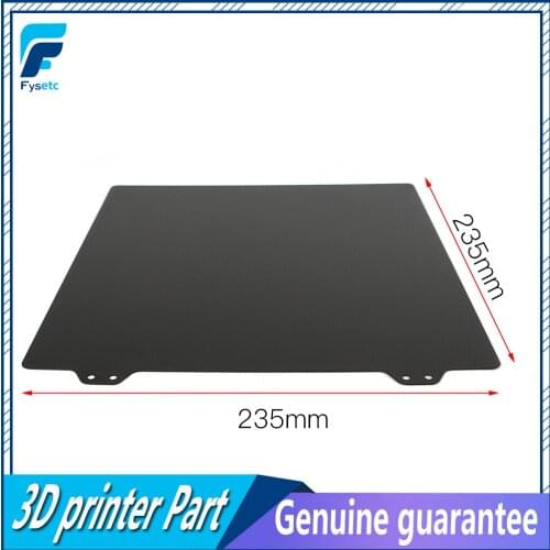 220/235/300mm Double Sided Textured PEI Spring Steel Sheet + Magnetic B Plate Sheet For Anet A8 A6 Wanhao I3 Ender 3/5