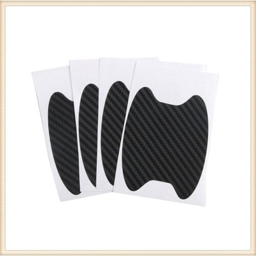 4Pcs/Set Car Door Sticker Carbon Fiber Scratches Resistant for Kia Carens SOLARIS Verna IX25 CUB Ray K2 Naimo Provo K9 Cross