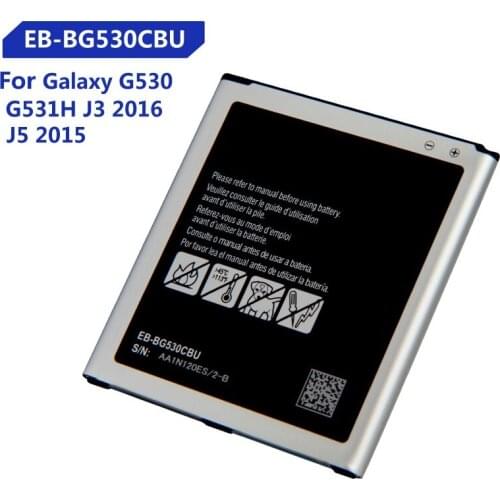 Original Samsung Battery For Galaxy Grand Prime J3 2016 G530 G530F G5308W G531 J5 2015 G530H EB-BG530BBC EB-BG530CBE EB-BG531BBE