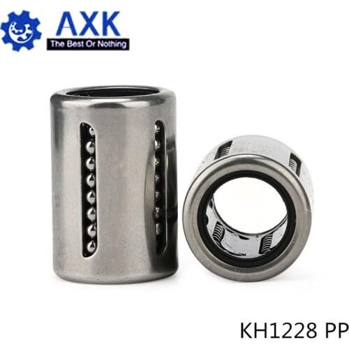Free shipping 10pcs/lot KH1228PP linear ball bearing scramjet linear motion bearing linear guide rail rod round shaft CNC XYZ