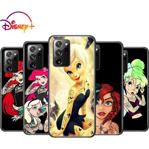 Disney Princess Tattoo For Samsung Note 20 10 8 9 M02 M31 S M60S M40 M30 M21 M20 M10S M01 M62 F62 Ultra Pro Plus Phone Case