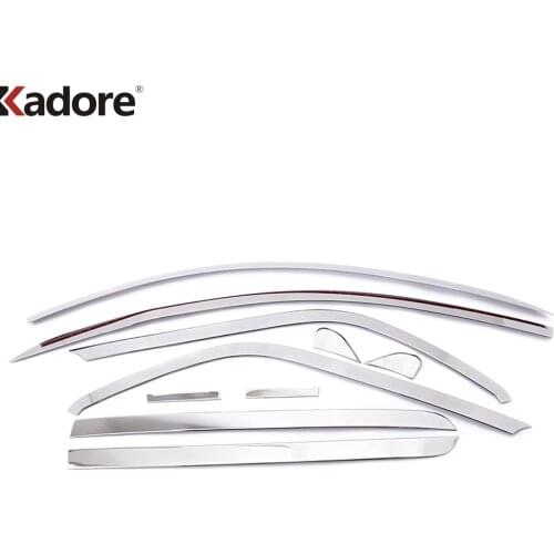 For Dodge Journey For Fiat Freemont 7Seat JC 2012 2013 2014 Stainless Steel Window Pillar Posts Cover Trim Molding Garnish Guard