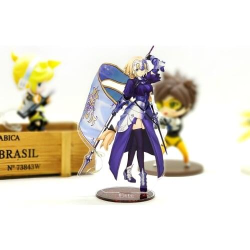 Love Thank You Fate Grand Order Jeanne d'Arc Joan of Arc acrylic stand figure model plate holder cake topper anime cool