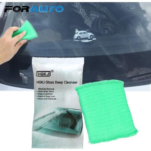 FORAUTO Scratches Repair Care Car Surface Cleaning Magic Sponge HGKJ Remove Oil Film Car Window Windshield Cleaning Accessories