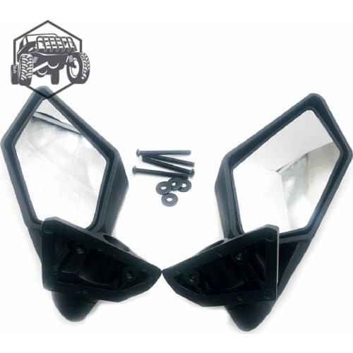 Left & Right UTV Side View Mirrors Rearview Mirror Adjustable for Can Am Maverick X3 & MAX SSP Racing 715002898 QUAD