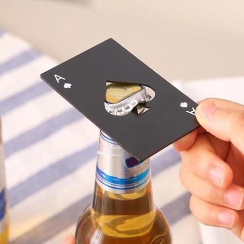 Household Corkscrew Multitool Poker Multifunction Pocket Card Bottle A Credit Beer Opener Gear Multi Wallet Corkscrew Tools
