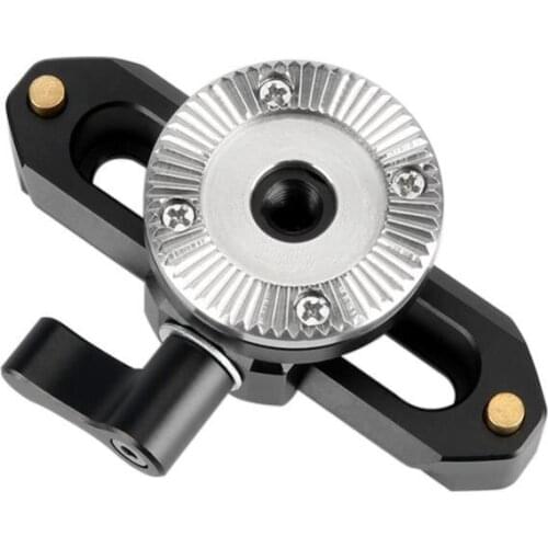 NATO Rail 1/4" Screw Clamp ARRI Rosette Mount M6 Screw NATO Quick Release Clamp DSLR Camera Rig Photography Accessory