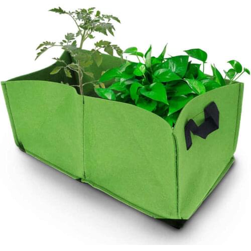 Non-Woven Plant Growth Bag Environmentally Friendly Garden Plant Growing Bag Garden Supplies 11.8x23.6x9.8in