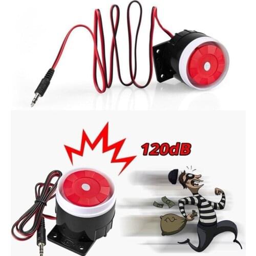 2021 NEW Loud Indoor Siren 120dB Alarm Horn Wired Durable Alarm For Home Security DC 12V