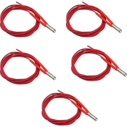New 24V 40W Heater Cartridge 620 Ceramic Hot End For 3D Printer Prusa Mendel (Pack Of 5Pcs)