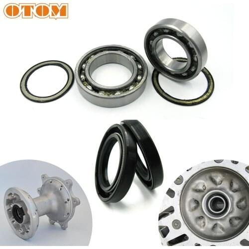 OTOM For HONDA CRF250R CRF450R CRF250X CRF450RX Motorcycle Front Rear Wheel Hub Oil Seal Bearing Set