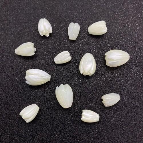 Beautiful Natural Necklace Bracelet Pendant Earrings Jewelry Accessories Freshwater Shell Flower Handmade Charm Lily Shape