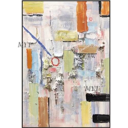 Heavy Thick Acrylic Textured Canvas Art Handmade Oil Painting Wall Decorative Canvas Pictures Art Hot Selling Contemporary Craft