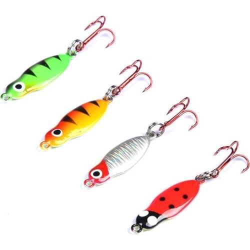 Trout Spoon Fishing Lures spinner bait Wobblers Jig Lures pesca isca artificial VIB Sequins Hard Baits for Carp Fishing Tackle