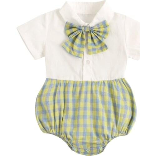 Sanlutoz Bodysuit With Short Sleeves For Babies