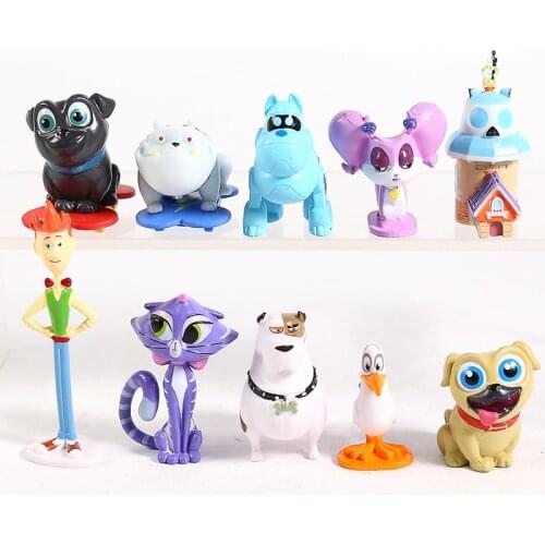 Puppy Dog Pals Bingo Rolly PVC Figures Toys 10pcs/set