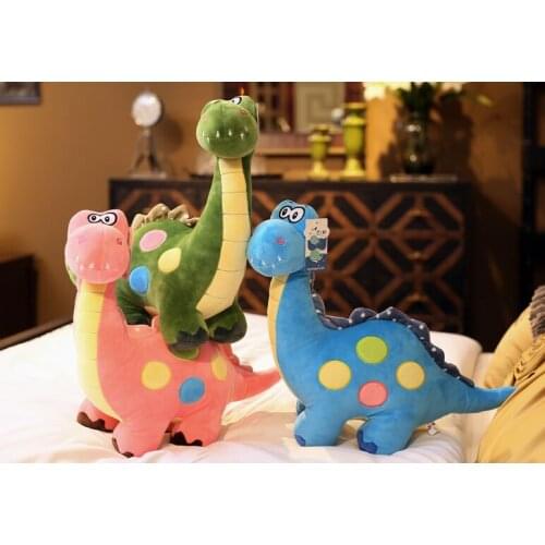 Lovely cartoon dinosaur plush toy large 70cm colourful dinosaur soft doll hugging pillow Christmas gift b2209