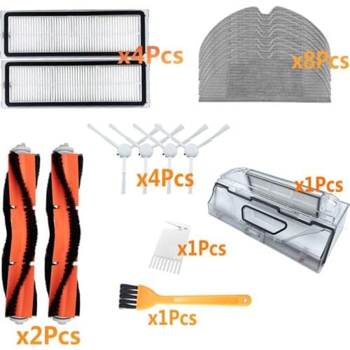 Robot Vacuum mop for xiaomi mijia mi sweeping cleaner 1c replacement parts dust box Main side brush Cleaning cloth hepa filter