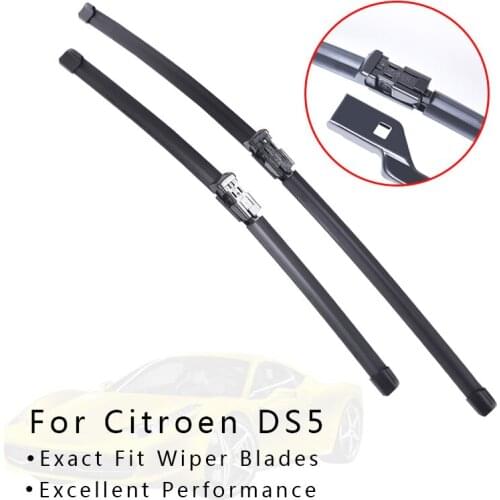 Wipers Blade For Cars for Citroen DS5 from 2011 2012 2013 2014 2015 2016 wholesale windscreen wiper car Accessories