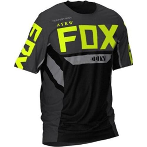 Cycling Jersey 2021 Fox Vtt Bike Shirt Maillot Ciclismo Hombre Short Verano Sports Team Motocross Mtb Ropa Deportiva Hombre