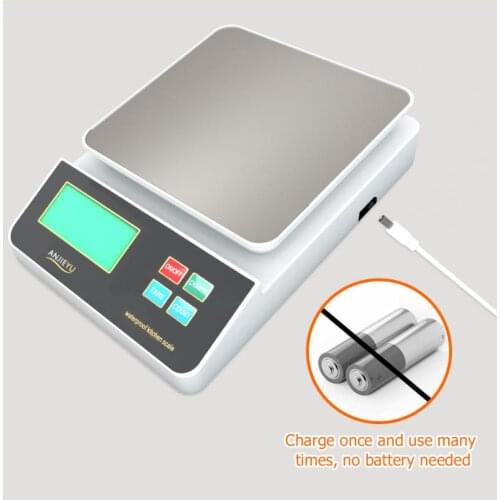 5kg/1g Waterproof Coffee Scale LED Display Kitchen Scale High Sensitive And Accurate Sensor Unit Conversion Counting Function