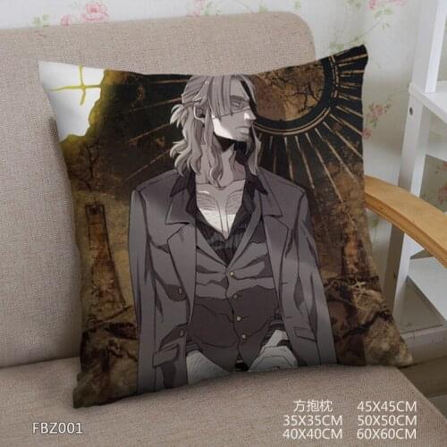 Japanese Anime GANGSTA Home Textile Two Sided Square Pillow Case Dakimakura Pillowcase Body Pillow Cover car pillow case