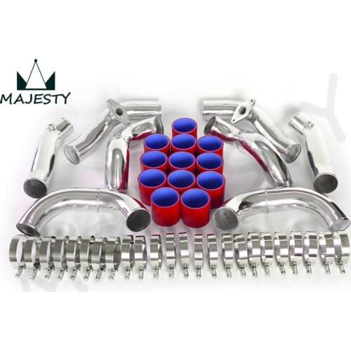 1kit x INTERCOOLER HARD INTAKE PIPE KIT for Nissan GT-R R35 VR38DETT VR38 BLACK / RED / BLUE