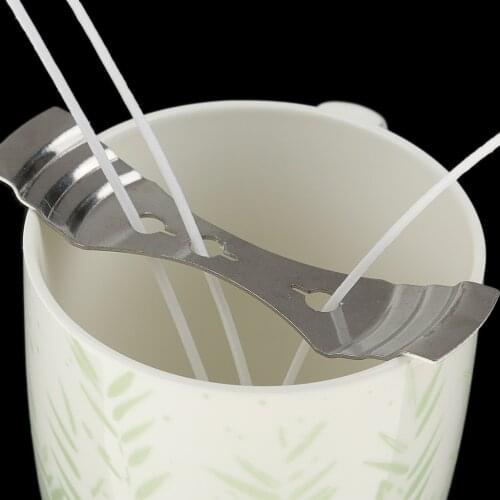 50 Pieces 5.9 inch Natural Candle Wick Low Smoke Pre-Waxed Pre-Tabbed 100% Natural Cotton Core For Candle Making DIY Accessories