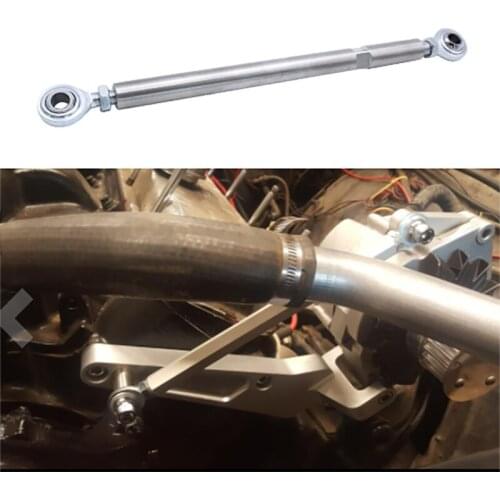 8.5inch Adjustable Tensioning Rod Heim Joint Alternator Bracket for Chevrolet SBC BBC 350 454 302